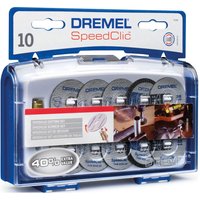 Dremel EZ SpeedClic Mandrel And Cutting Accessories - Pack Of 10