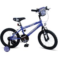 Robert Dyas Concept Spider 16" Wheel Kids' Bike With Stabilisers - Blue