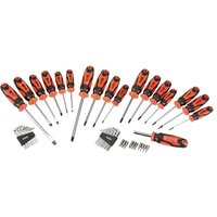 Draper 44-Piece Screwdriver, Hex Key And Bit Set With Stand
