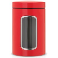 Brabantia Window Canister - Red