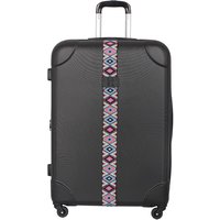 IT Luggage IT 4-Wheel ABS Emboss Large Suitcase - Black