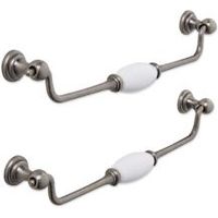 B&Q Antique Pewter Effect Drop Furniture Handle Pack Of 2