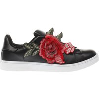 Schuh Black & White Damask Trainers