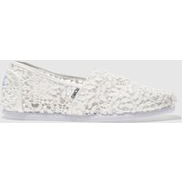 Toms Stone Classic Slip Lace Leaves Flats
