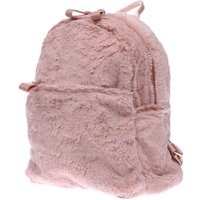 Missguided Pale Pink Faux Fur Backpack Bags