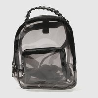 Missguided Black Perspex Backpack Bags