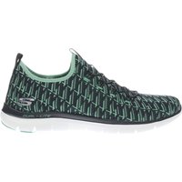 Skechers Navy & Green Flex Appeal 2-0 Insights Trainers