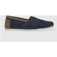 Toms Navy & Brown Seasonal Classic Shoes