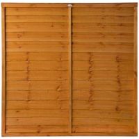 Traditional Overlap Fence Panel (W)1.83m (H)1.8m