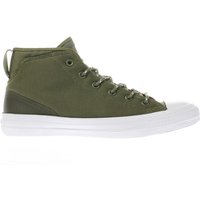 Converse Khaki All Star Syde Street Mid Trainers
