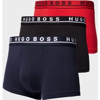 BOSS 3-Pack Trunks - Navy/Black/Red, Navy/Black/Red