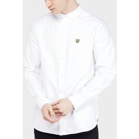 Lyle & Scott Oxford Long Sleeve Shirt - White, White