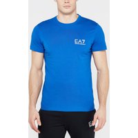 Emporio Armani EA7 Core Jersey Short Sleeve Crew T-Shirt - Blue, Blue