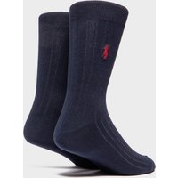 Polo Ralph Lauren Ribbed Socks - Blue/Blue, Blue/Blue