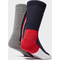 Tommy Hilfiger 2-Pack Icon Socks - Blue/Grey, Blue/Grey