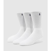Polo Ralph Lauren 3-Pack Socks - White, White