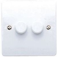 MK 2-Way Double White Dimmer Switch