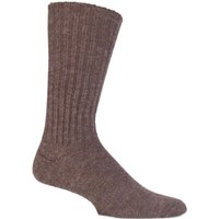 Mens And Ladies 1 Pair SockShop Of London Comfort Cuff Ribbed Alpaca True Socks