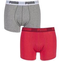 Mens 2 Pair Puma Basic Boxer Shorts