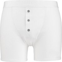 Mens 1 Pack Levis Levi Strauss Heritage Original Long Boxer Shorts In White