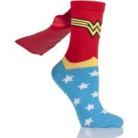 Ladies 1 Pair DC Wonder Woman Cape Socks