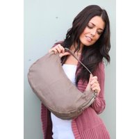 Ladies Calvin Klein Textured Leather Shoulder Bag