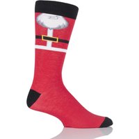 Mens 1 Pair SockShop Festive Feet Santa's Beard Christmas Novelty Socks