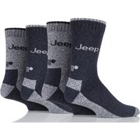 Mens 4 Pair Jeep Performance Boot Socks