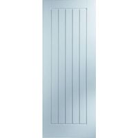 Cottage Panel White Smooth Unglazed Door Kit (H)2040mm (W)826mm