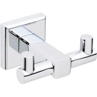 Cooke & Lewis Linear Silver Chrome Effect Robe Hook