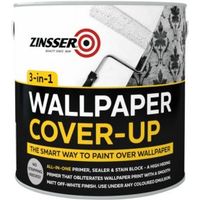 Zinsser B-I-N Off White Matt Wallpaper Cover Up Paint