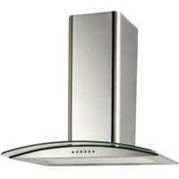 Cooke & Lewis CLGCH60-C Stainless Steel Curved Stainless Steel Effect Cooker Hood (W) 600mm