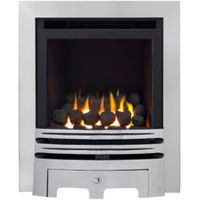 Westerly Glass Fronted Chrome Inset Full Depth High Efficiency Gas Fire