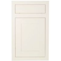 Cooke & Lewis Carisbrooke Ivory Fixed Frame Cabinet Door (W)450mm Of 1