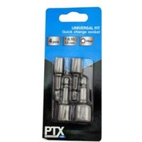 PTX Universal Fit Quick Change Socket Set 4 Pieces