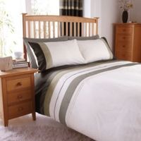 Chartwell Metro Striped Cream Single Bed Cover Set
