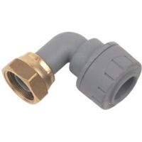 Polyplumb Push Fit Tap Connector Elbow (Dia)15mm