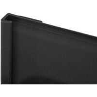 Vistelle Black Shower Panelling End Cap (L)2.5m (W)25mm