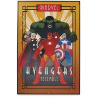 Avengers Comics Multicolour Framed Art (W)62.5cm (H)93cm