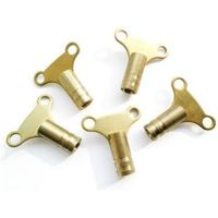 Plumbsure Brass Radiator Key Pack Of 5