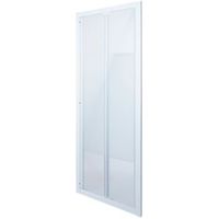 Cooke & Lewis Onega Bi-Fold Shower Door With Frosted Effect Glass (W)800mm