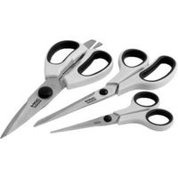 Mac Allister Stainless Steel Bladed Scissors Set Of 3