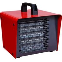 Electric 2000W Red & Black Portable Ceramic Heater