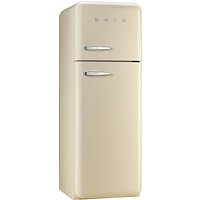 Smeg FAB30RFC Fridge Freezer, A++ Energy Rating, 60cm Wide, Right-Hand Hinge, Cream