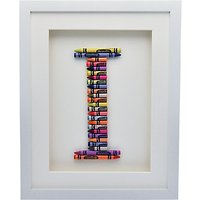 The Letteroom Crayon I Framed 3D Artwork, 34 X 29cm