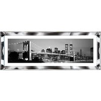 Brookpace, The Manhattan Collection - New York Skyline Framed Print, 39 X 102cm