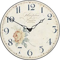 Lascelles Angel Wall Clock, Cream, Dia.36cm