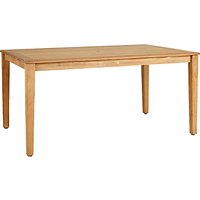 John Lewis Longstock 6-Seater Rectangle Outdoor Table, FSC-Certified (Teak), Natural