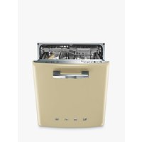 Smeg DI6FABCR Retro Integrated Dishwasher, Cream