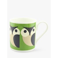 Orla Kiely Olly Owl Mug, Green